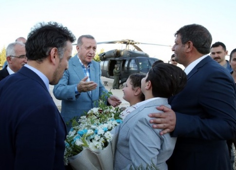 Cumhurbaşkanı Erdoğan Akçakale'de