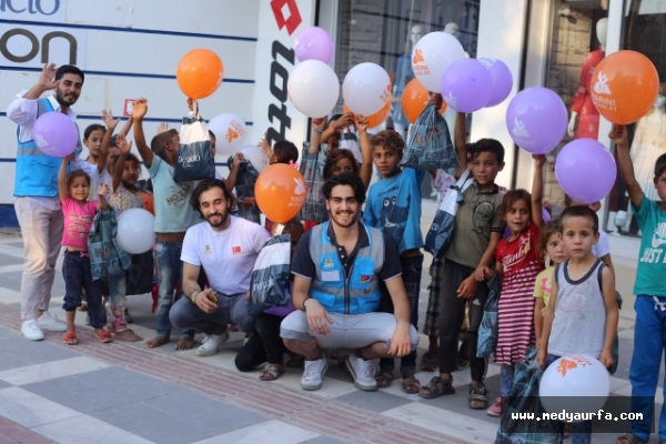 "Gülen yüzler"le 71 çocuk sevindi