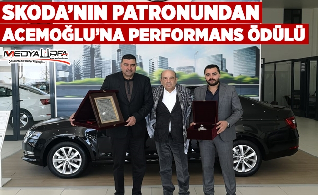Skoda Acemoğlu'na performans ödülü verildi!