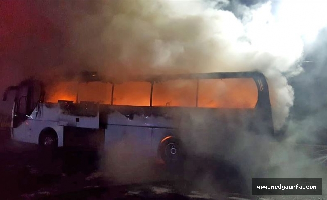 Balıkesir'de otobüs yandı: 5 ölü