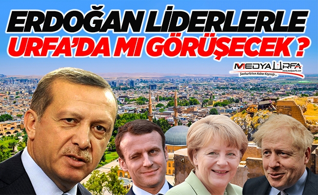 Erdoğan liderlerle Urfa'damı görüşecek ?