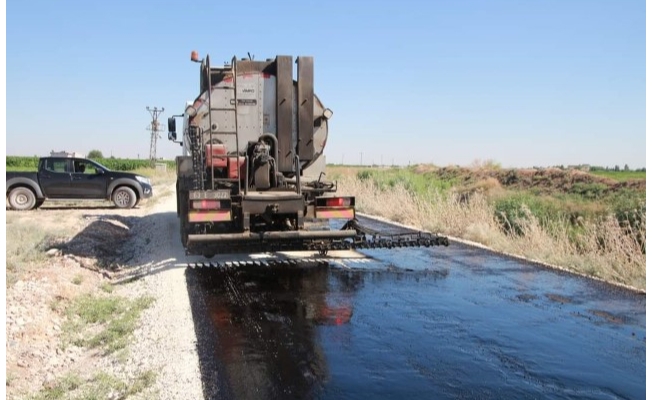 Harran'da yollar asfaltlanıyor