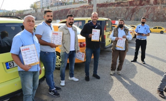 Urfa’da taksi sürücülerine 12 kural anlatıldı