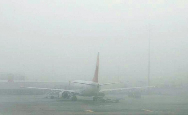 Diyarbakır'da hava ulaşımına sis engeli