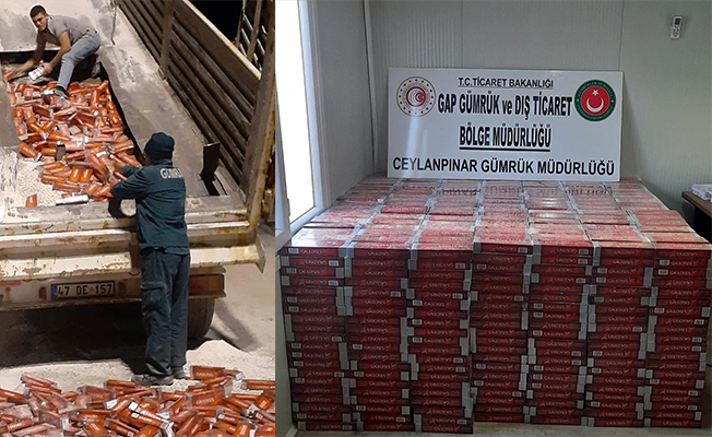 Tırda gümrük kaçağı 2 bin 440 karton sigara bulundu
