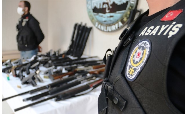 Şanlıurfa'da bir yılda 2 bin 420 silah ele geçirildi