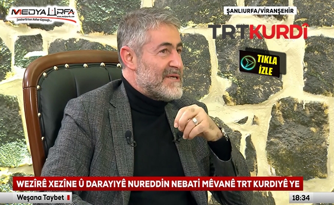 Bakan Nebati, TRT Kurdi'de gündemi değerlendirdi