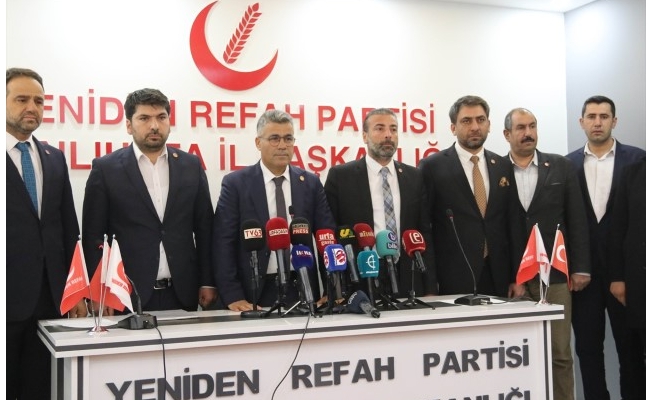 Yeniden Refah Partisi Şanlıurfa'da istifa