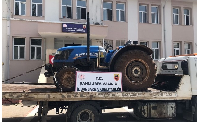 Gaziantep'te çalınan traktör, Şanlıurfa'da ele geçirildi