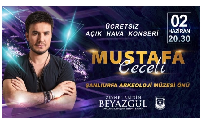 Mustafa Ceceli Şanlıurfa'da konser verecek