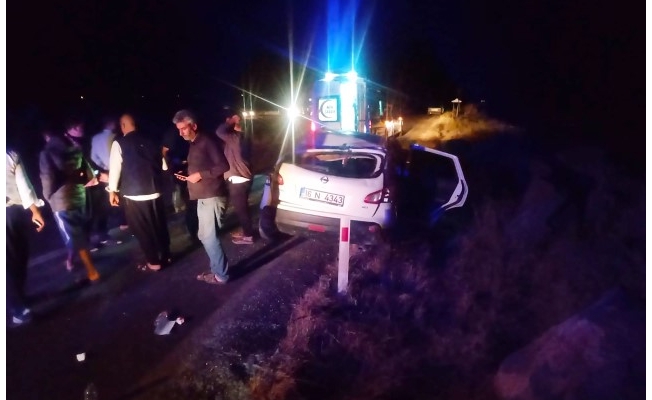 Şanlıurfa'da devrilen otomobildeki 4 kişi yaralandı