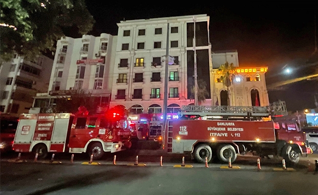 Şanlıurfa'da otelde çıkan yangın söndürüldü