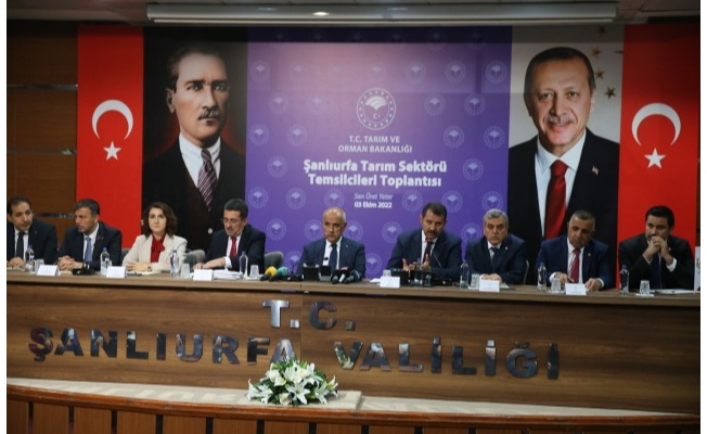 Bakan Kirişci, "Tarım Sektörü Temsilcileri Toplantısı"nda konuştu