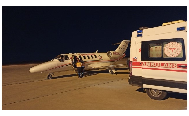Uçak Ambulans Şanlıurfa’dan Kalp Nakli İçin Havalandı
