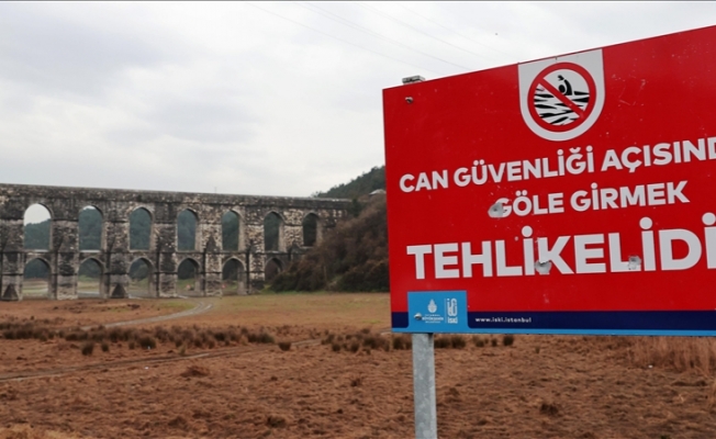 Alibeyköy Barajı'ndaki su son 10 yılın en düşük seviyesinde