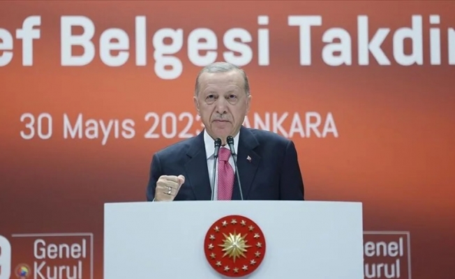 Erdoğan: Hedefimiz çevremizde bir güvenlik ve barış kuşağı tesis etmektir