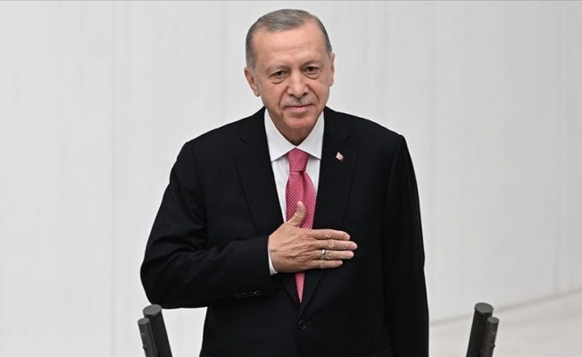 Cumhurbaşkanı Erdoğan, Meclis'te yemin etti