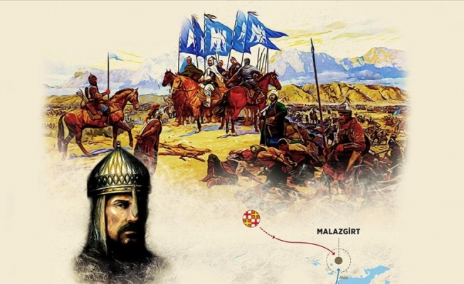 Malazgirt'te ordusundan 4 kat büyük Bizans'ı bozguna uğrattı