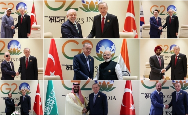Cumhurbaşkanı Erdoğan'ın G20'deki diplomasi trafiği