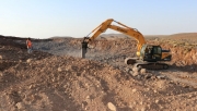 Karacadağ'da otel inşaat çalışması başladı